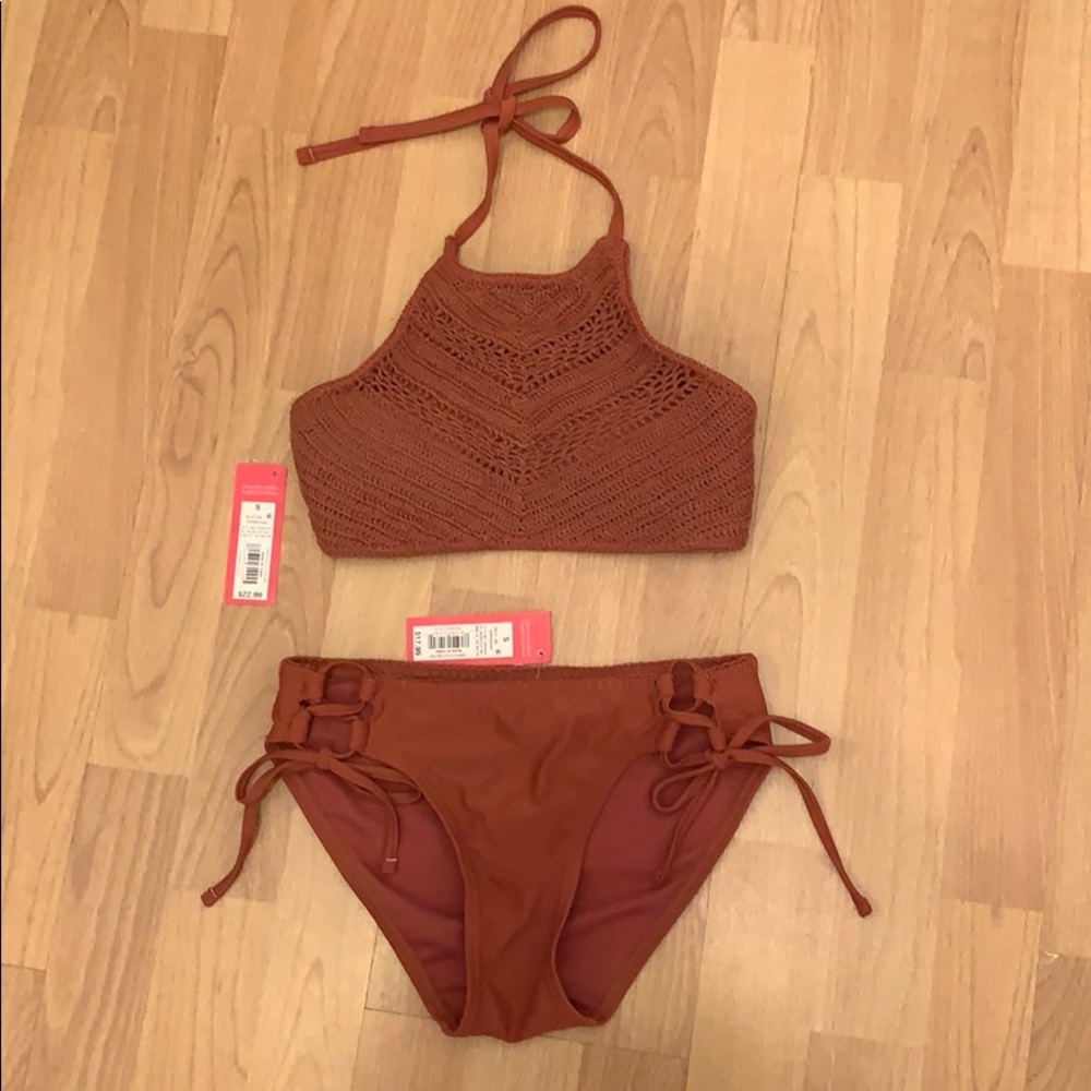 Beautiful terra-cotta bikini new with tags